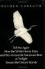 Book cover for "Tell me again how the white heron rises and flies across the nacreous river at twilight toward the distant islands".