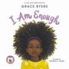 Book cover for "I am enough".