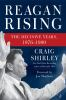 Book cover for "Reagan rising".