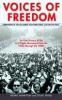 Book cover for "Voices of freedom".