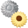 Book cover for "[Sunflower cake pan.]".