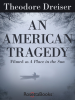 Book Cover for "An American Tragedy"
