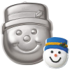 Book cover for "[Snowman cake pan.]".